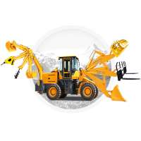 Best Price Cummins Engine Backhoe Loader With Loader And Backhoe And Auger