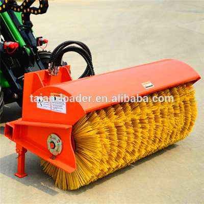 wheel loader attachment road sweeper for sale