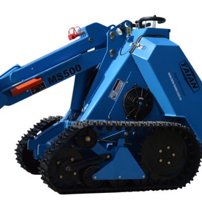 TAIAN MS500 compact mini crawler loader for sale, multifunction mini crawler loader with lifting weight 520 KG