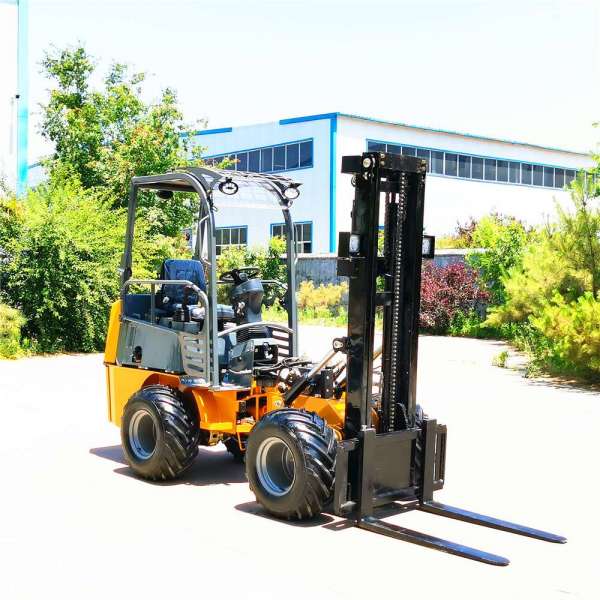 1 ton forklift FL1000 Articulated 4WD Rough Terrain Forklift