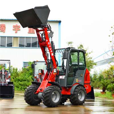 Chinese small wheel loader with CE DY35 4WD tractor front end shovel loader