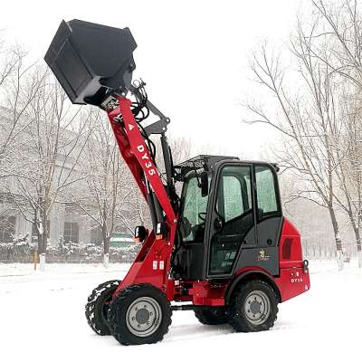 mini wheel loader DY35 hydrostatic front loader with CE hot sale