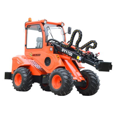 Excavator multifunctional loader DY1150 with Backhoe  four wheel drive CE certificate