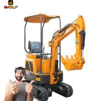 Farm mini digger WE12 excavators